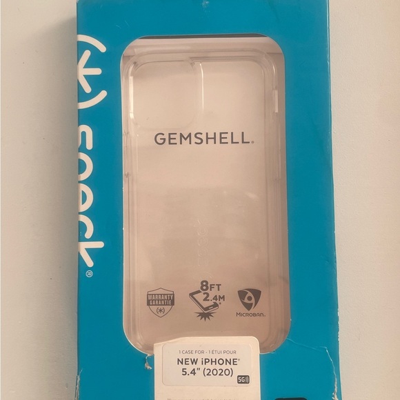 Speck GemShell Clear Case for iPhone 12 Mini 5.4" - Picture 1 of 3